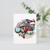 Schattigee kangoeroe die je vrolijke kerstfeest we briefkaart (Staand voorkant)