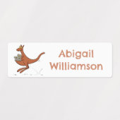 Schattigee kangoeroe en koala's cartoon gepersonal labels (Design 1)
