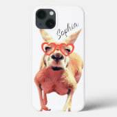 Schattigee kangoeroe meisjes grappig dier Case-Mate iPhone case (Achterkant)