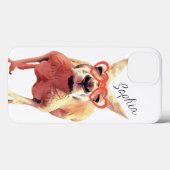 Schattigee kangoeroe meisjes grappig dier Case-Mate iPhone case (Achterkant (horizontaal))