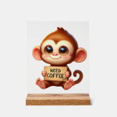 Schattigee kantoor heeft koffiemaap nodig acryl bord (Voorkant)