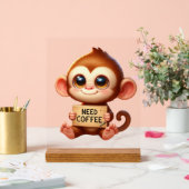 Schattigee kantoor heeft koffiemaap nodig acryl bord (Huwelijk)