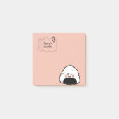 Schattigee Kaopoon Kawaii Roze Gepersonaliseerd Post-it® Notes (Voorkant)