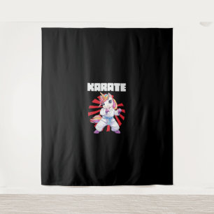 Schattigee Karate Eenhoorn MMA Tanktop Wandkleed