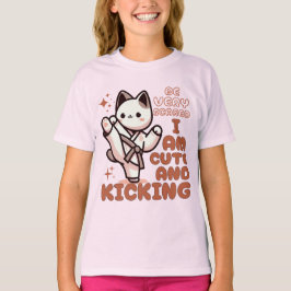 Schattigee karate kat t-shirt