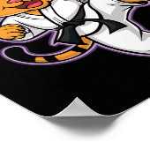 Schattigee Karate Tiger Martial Arts Grappig voor Poster (Hoek)