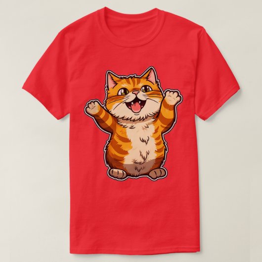 Schattigee kat 12 t-shirt (Design voorkant)