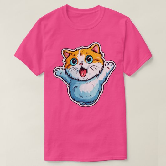 Schattigee kat 19 t-shirt (Design voorkant)