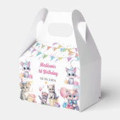 Schattigee kat 1e verjaardagsfeestje bedankdoosjes (Achterkant)