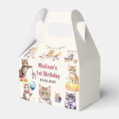 Schattigee kat 1e verjaardagsfeestje bedankdoosjes (Achterkant)