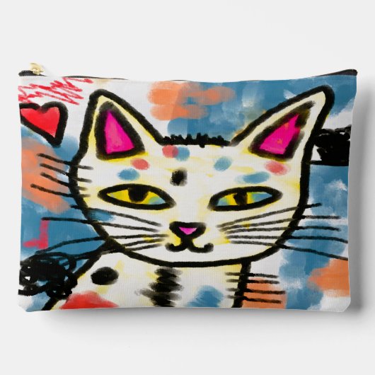 Schattigee kat Abstracte kunst Etui (Voorkant)