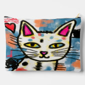 Schattigee kat Abstracte kunst Etui (Achterkant)