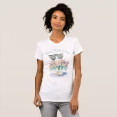 Schattigee kat | Beste Moeder ooit Naam T-shirt (Voorkant volledig)