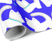 Schattigee kat Chanoeka cadeaupapier (Rol Hoek)