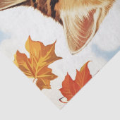 Schattigee Kat Dier Herfst Decoupage Tissuepapier (Detail)