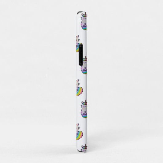 Schattigee kat eenhoorn regenboog Case-Mate iPhone case (Achterkant/rechts)