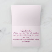 Schattigee kat en cake feestdagen kaart (Binnen)