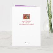 Schattigee kat en harten verjaardag voor mama kaart (Achterkant)