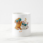 Schattigee kat en hond 1 koffiemok (Center)