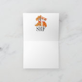 Schattigee Kat en Hond Blank of Dank u Nota Kaart (Binnen)