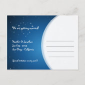 Schattigee kat en hond - Save the Date briefkaart (Achterkant)