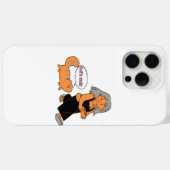 Schattigee kat en meisje lopen dekking Case-Mate iPhone case (Achterkant (horizontaal))