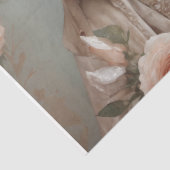 Schattigee kat en romantische Rozen - Decoupage - Tissuepapier (Detail)