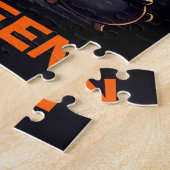 Schattigee kat en uil kinderen legpuzzel (Zijkant)