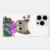 Schattigee kat en vlinder Case-Mate iPhone case (Achterkant (horizontaal))