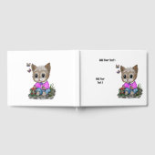 Schattigee kat en vlinder gastenboek (Volledig)