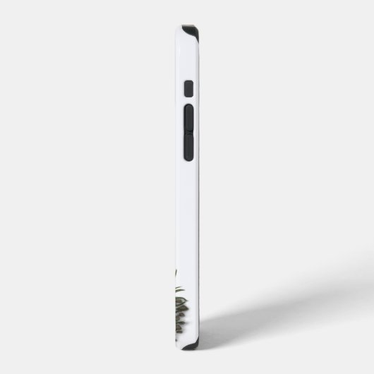 Schattigee kat en vlinder iPhone hoesje (Linkerkant)