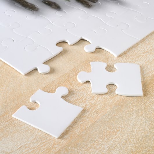 Schattigee kat en vlinder legpuzzel (Zijkant)