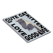 Schattigee kat goed leven notitieboek (Rechterzijde)