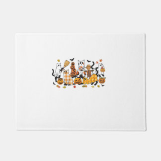 Schattigee kat  Halloween Deurmat