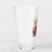 Schattigee Kat & Hond in Plaid tuimelglas – Gezell Glas (Rechts)