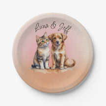 Schattigee Kat & Hond Waterverf