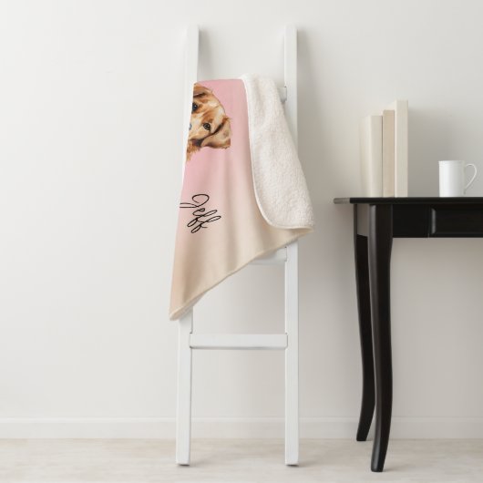 Schattigee Kat & Hond Waterverf Sherpa Deken (In situ)