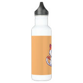 Schattigee kat in de liefde teken Hand-57577 Waterfles (Links)