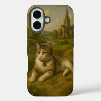 Schattigee kat in de tuin met iPhone-hoesje iPhone 16 Hoesje