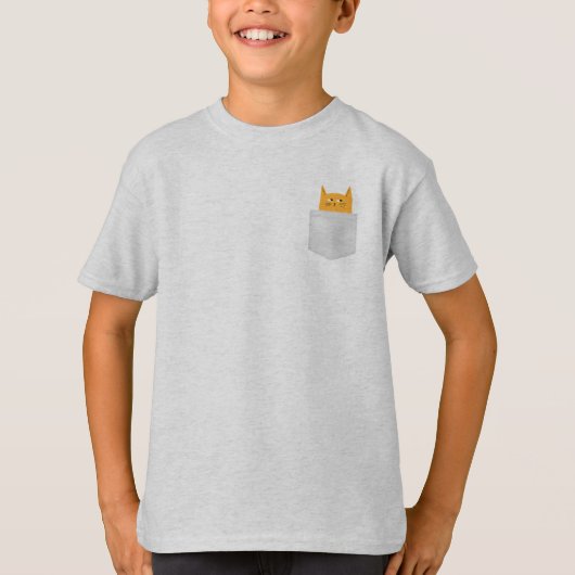 Schattigee kat in zak, kijk een boek, Halloween Ko T-shirt (Voorkant)