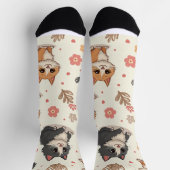 Schattigee kat karakter sokken. sokken (Top)