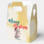 Schattigee Kat kat Santa Xmas Sweet Merry Christma Bedankdoosjes (Geopend)