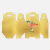 Schattigee Kat kat Santa Xmas Sweet Merry Christma Bedankdoosjes (Ongevouwen)