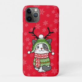 Schattigee kat kerst kous stuffers Galore Case-Mate iPhone Case