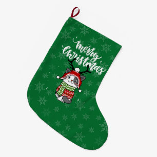 Schattigee kat kerst kous stuffers Galore Grote Kerstsok