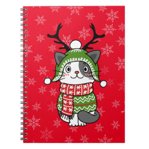 Schattigee kat kerst kous stuffers Galore Notitieboek