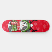 Schattigee kat kerst kous stuffers Galore Persoonlijk Skateboard (Horizontaal)