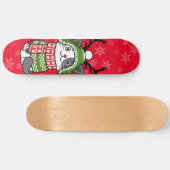 Schattigee kat kerst kous stuffers Galore Persoonlijk Skateboard (Horizontaal)