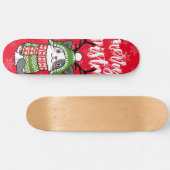 Schattigee kat kerst kous stuffers Galore Persoonlijk Skateboard (Horizontaal)