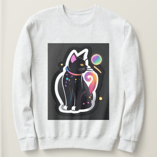 Schattigee Kat Kerst Shirt, Kat Mam Kerst Trui (Design voorkant)